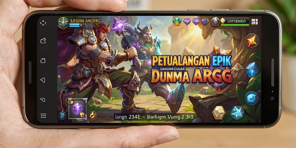 Tampilan gameplay ARPG yang mendebarkan dan penuh aksi.