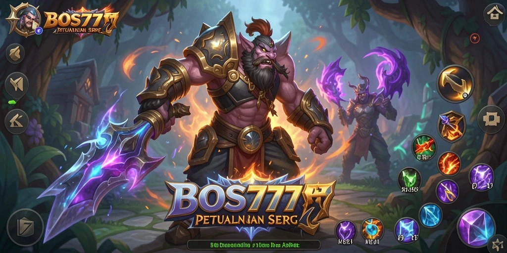 Tangkapan layar gameplay BOS777 menunjukkan aksi pertempuran yang mendebarkan dan grafis yang menarik.