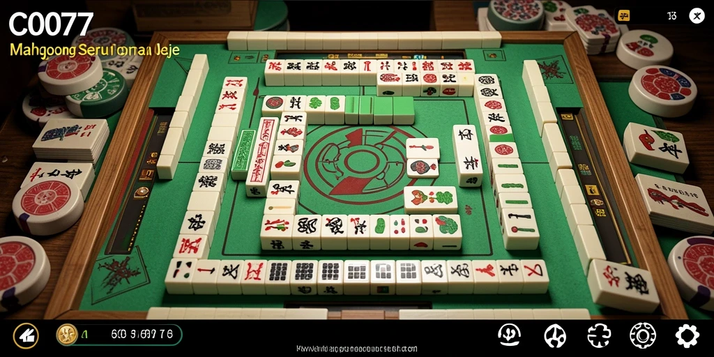 Tampilan gameplay menarik dari C0077 yang penuh warna.