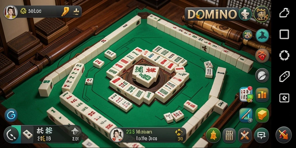 Tampilan gameplay seru dari DOMINOCLUB dengan grafis menawan.