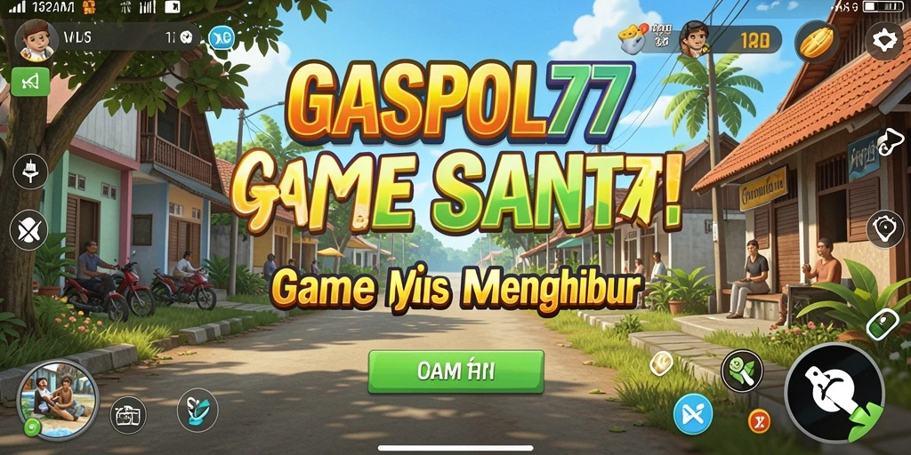 Tampilan gameplay GASPOL77 yang mengasyikkan dan penuh warna.