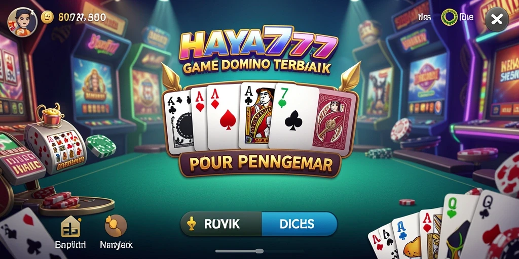 Screenshot HAYA777 menampilkan keseruan bermain Domino bersama teman-teman.