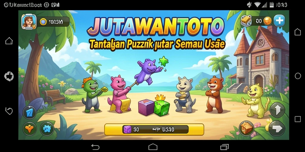 Gameplay JUTAWANTOTO yang menantang dan menyenangkan.
