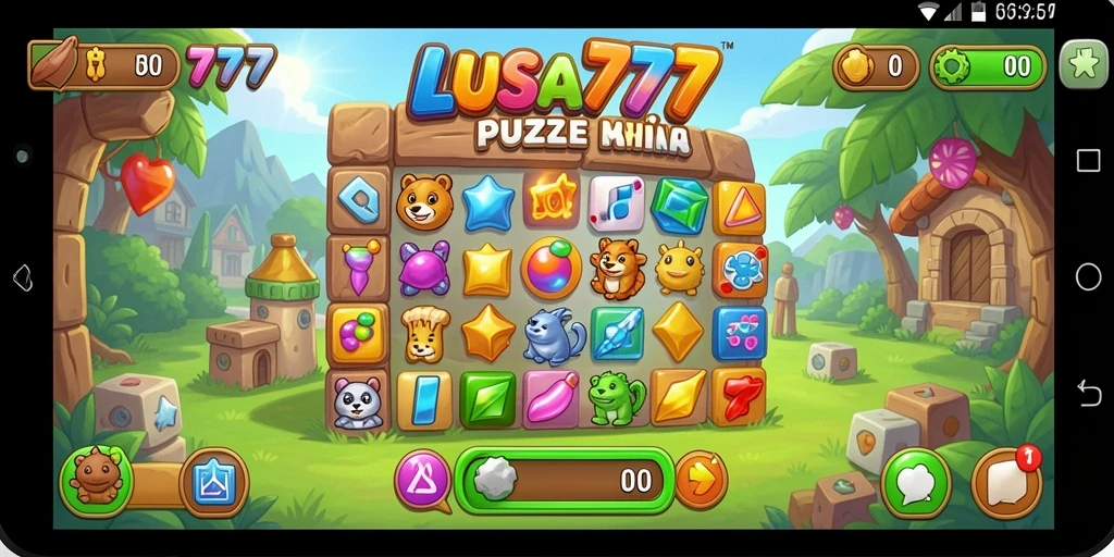 Screenshot LUSA777 menampilkan momen seru selama permainan Puzzle.