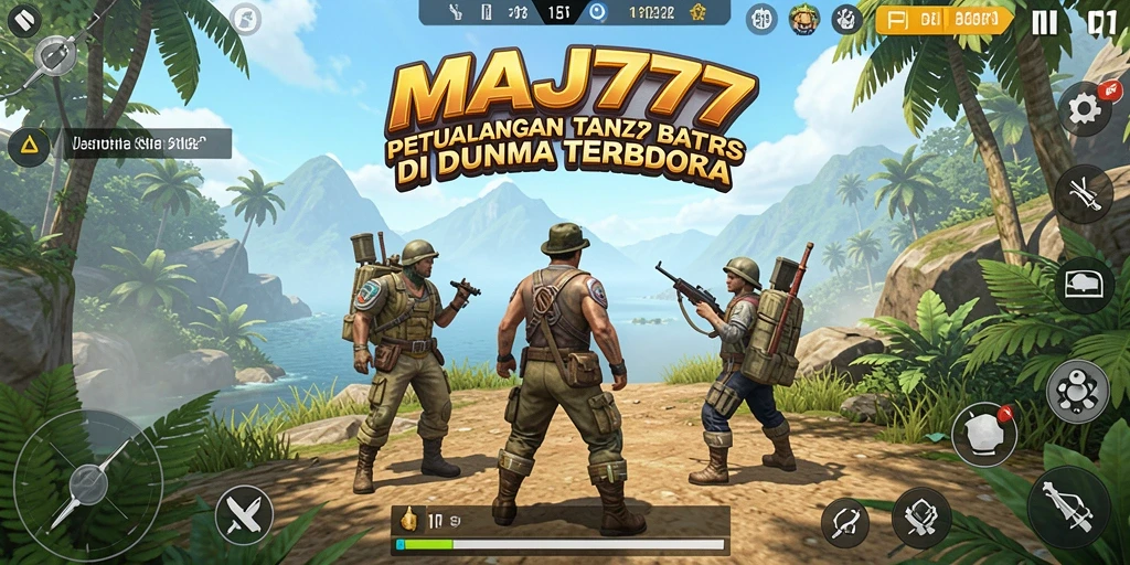 Screenshot menampilkan momen eksplorasi yang mendebarkan di MAJ777.