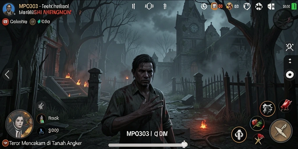 Gameplay MPO303 yang menyeramkan dan penuh ketegangan.