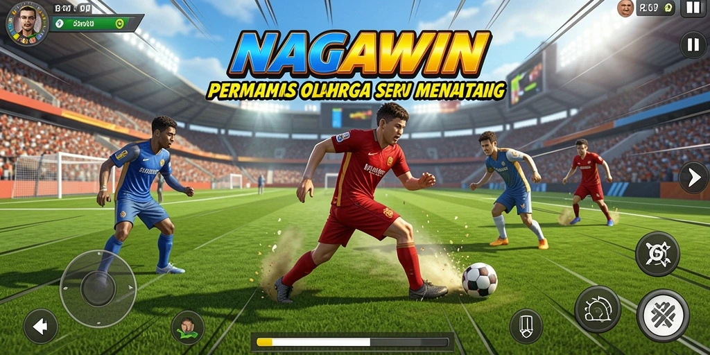 Tangkapan layar gameplay NAGAWIN yang penuh aksi dan seru.