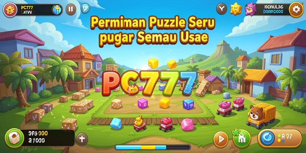 Screenshot gameplay PC777 menampilkan berbagai teka-teki menarik dan tantangan seru.