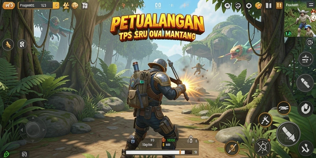 Tampilan menegangkan dari permainan PRAGMATIC123 dengan aksi TPS yang seru.