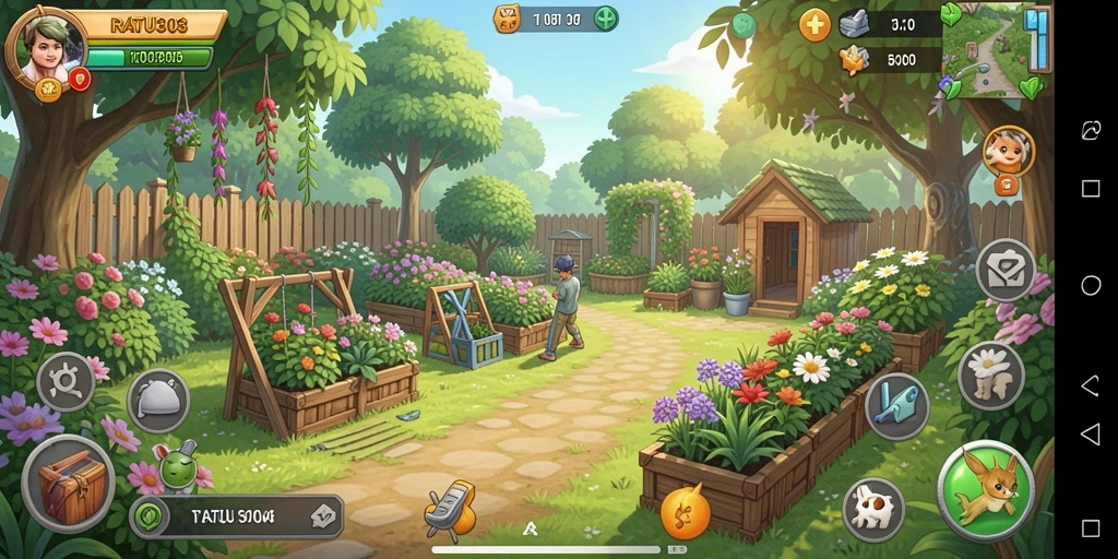 Gameplay seru berkebun di RATU303 dengan grafik menawan.
