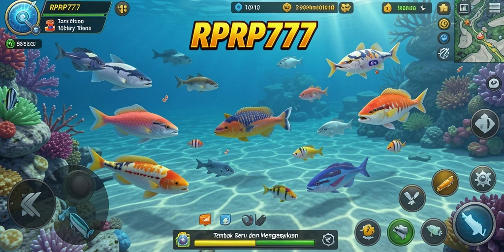 Gameplay seru menembak ikan di RPRP777.