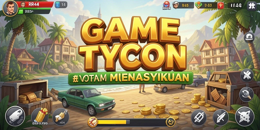 Gameplay menarik dari RR44 menampilkan berbagai strategi Tycoon.