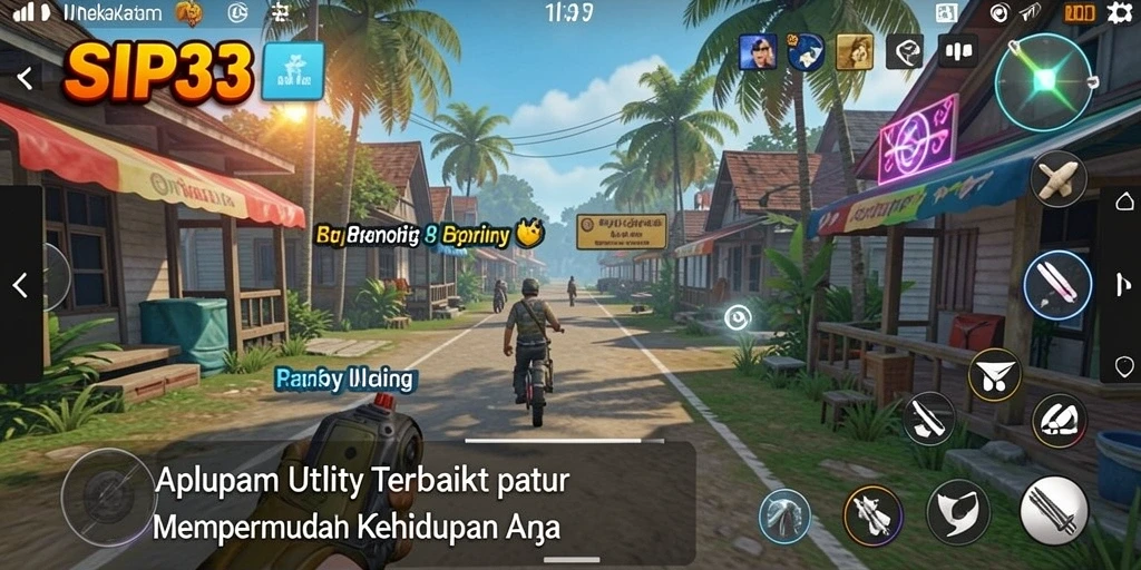 Tampilan utama SIP33 dengan antarmuka pengguna yang bersih dan terorganisir.