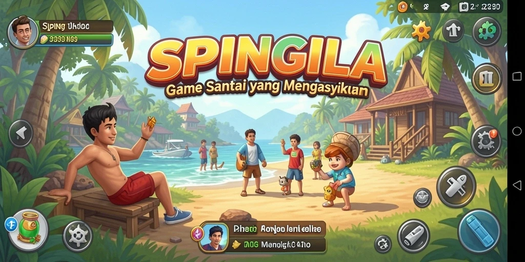 Screenshot utama SPINGILA menampilkan gameplay menarik yang memikat.