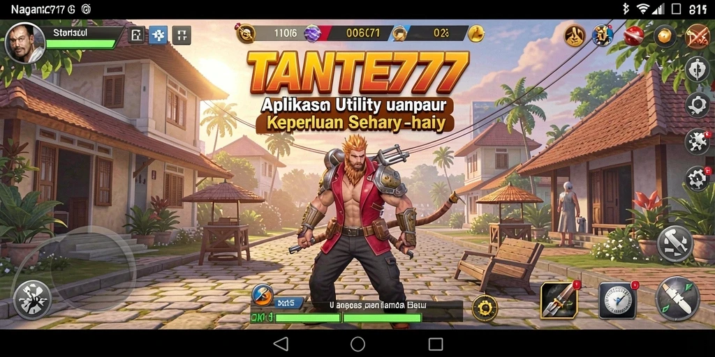 Tampilan antarmuka utama TANTE777 yang intuitif dan fungsional.