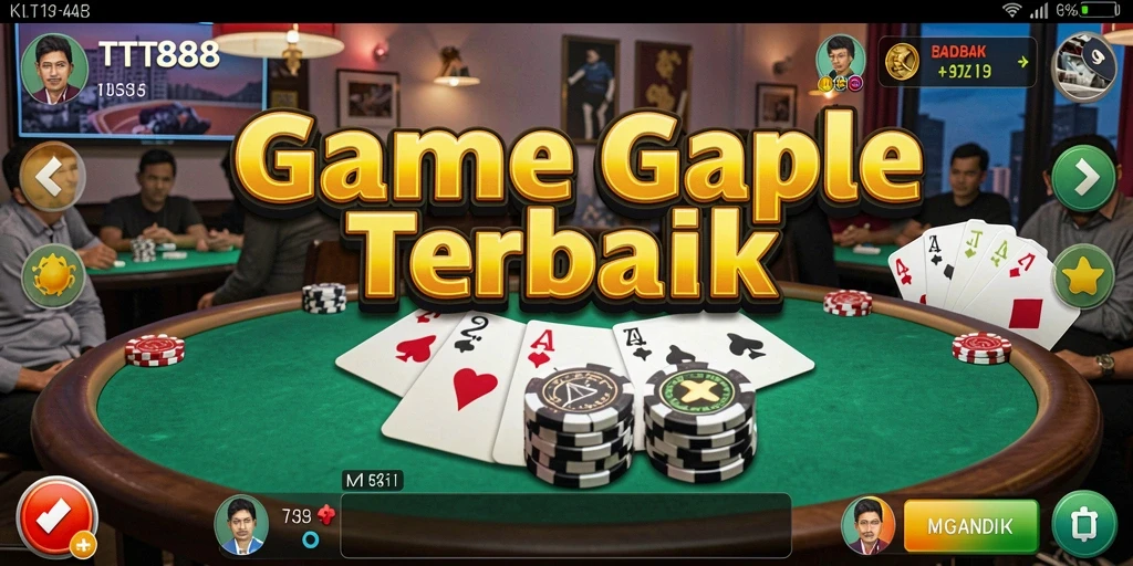 Tampilan gameplay seru Gaple di TTT888.