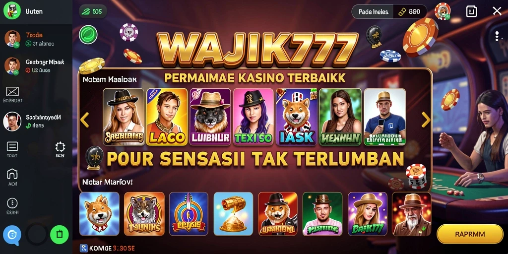 Screenshot WAJIK777 menampilkan gameplay seru dan grafis mengesankan.
