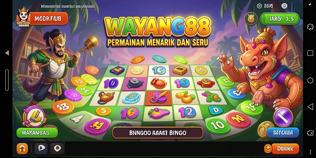 Tangkapan layar permainan Bingo yang seru dan mengasyikkan.